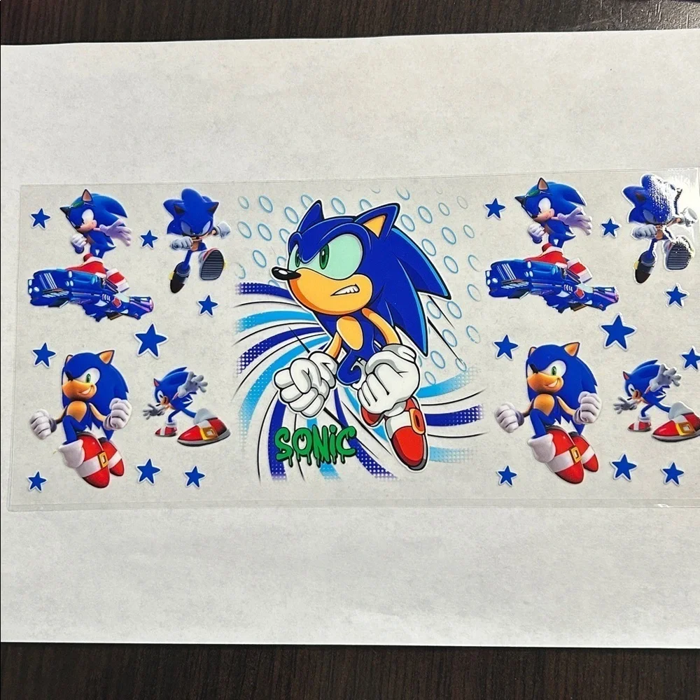 Sonic Hedgehog Cup Decal (111)